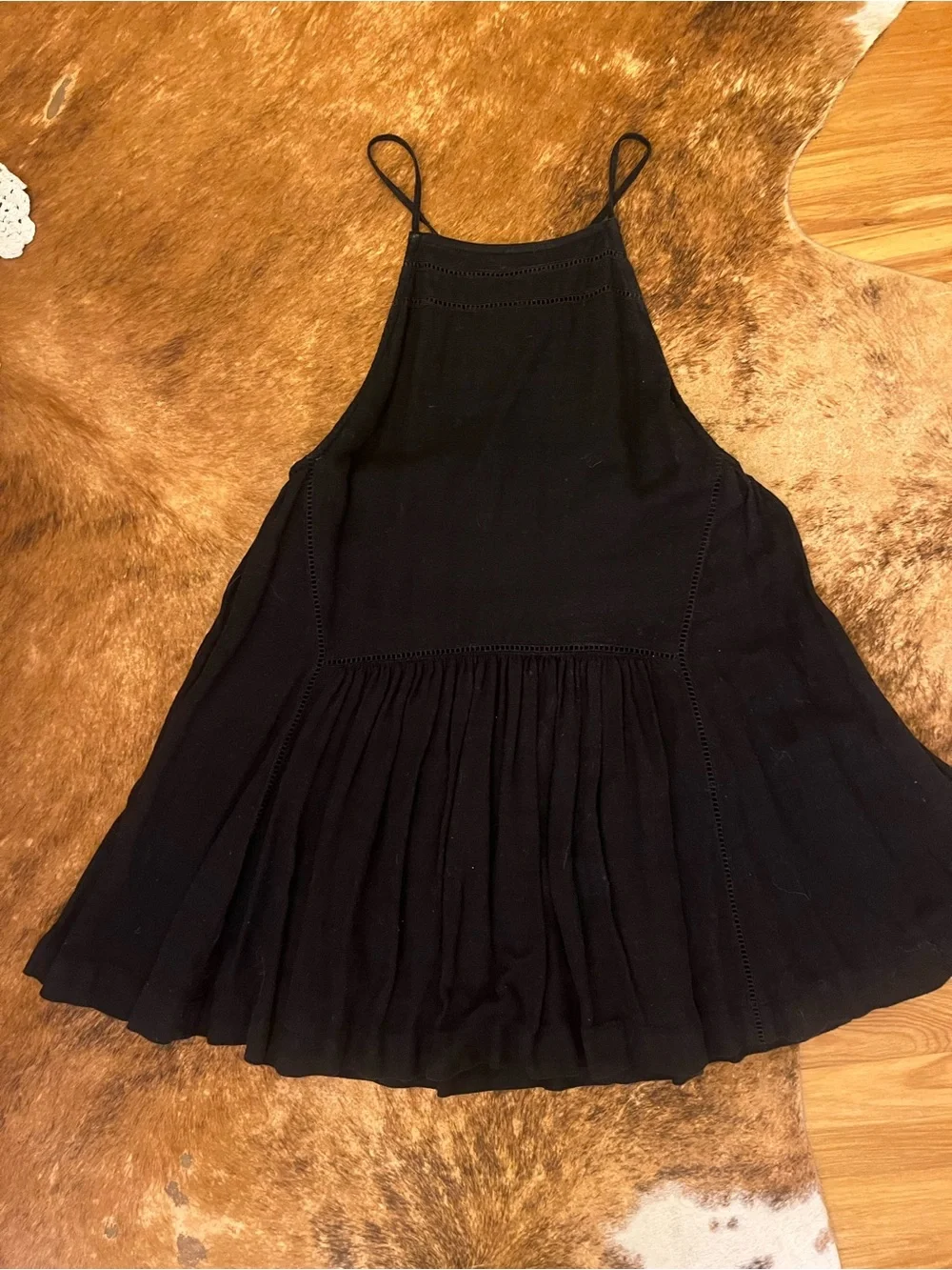 Free people black babydoll dress